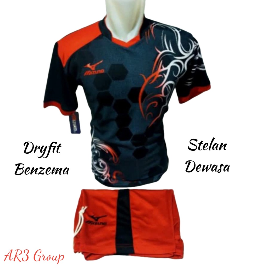 Stelan olahraga pria/wanita kaos volly kaos badminton kaos bulutangkis kaos footsal motif terbaru