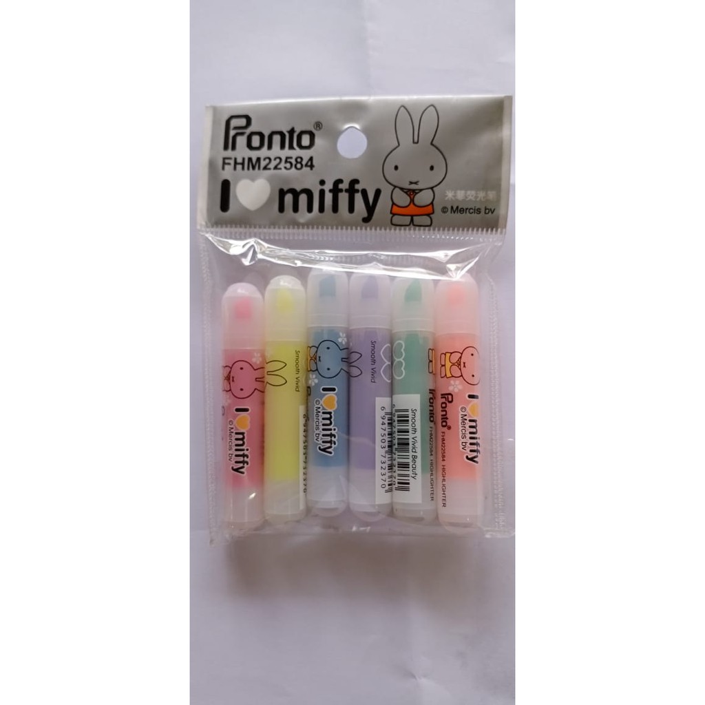 

Highlighter mini / Highlighter miffy / Highlighter / Stabilo mini / Stabilo mini 6 warna / Stabilo pronto