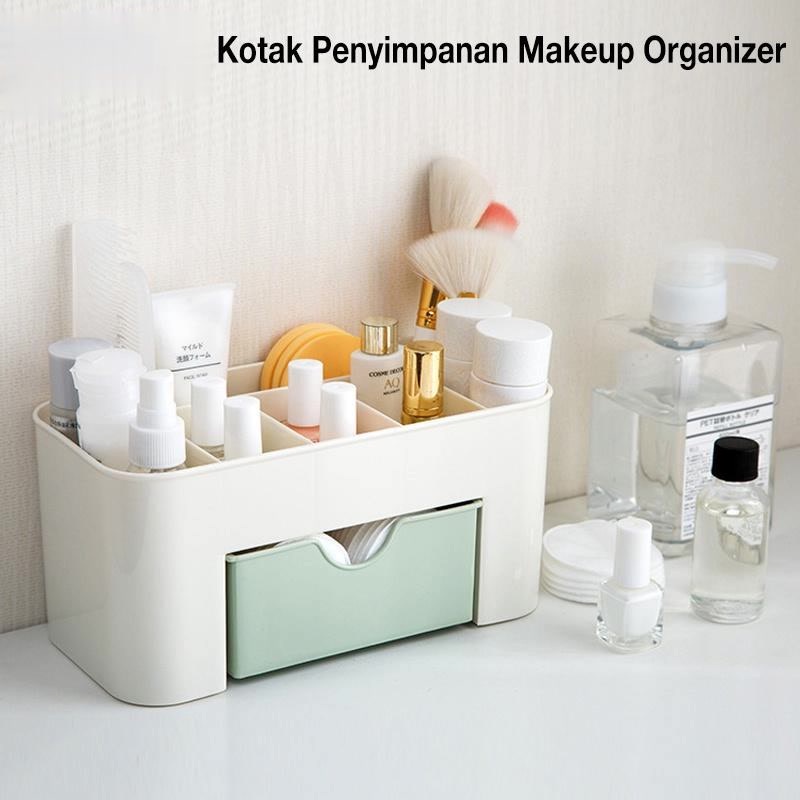 Rak Kosmetik Mini / Mini Cosmetic Storage Drawer / Kotak Penyimpanan Makeup Organizer / Rak Kosmetik Bahan plastik Tebal Untuk bermacam varian warna serbaguna / rak kosmetik serbaguna untuk menyimpan aksesoris wanita