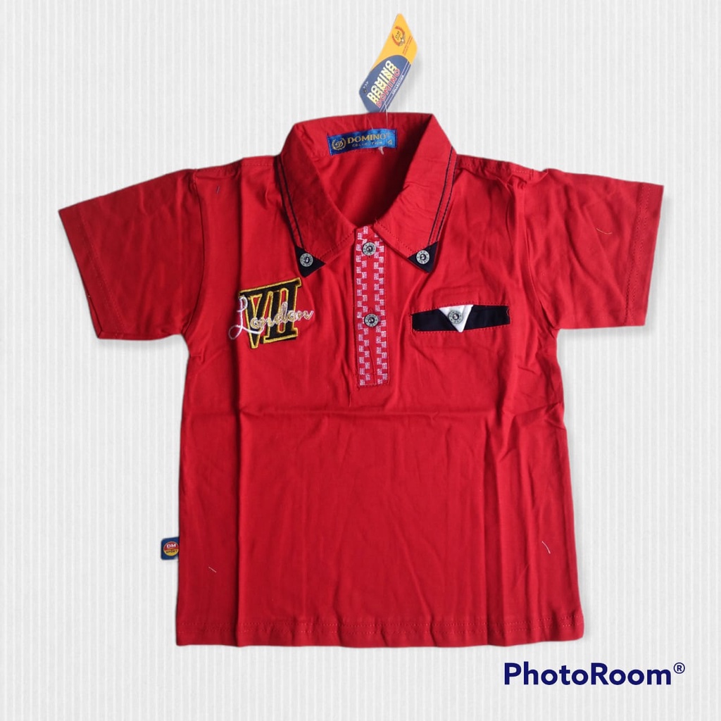 Polo Shirt | Kaos kerah Anak Laki laki 4 - 5 Tahun