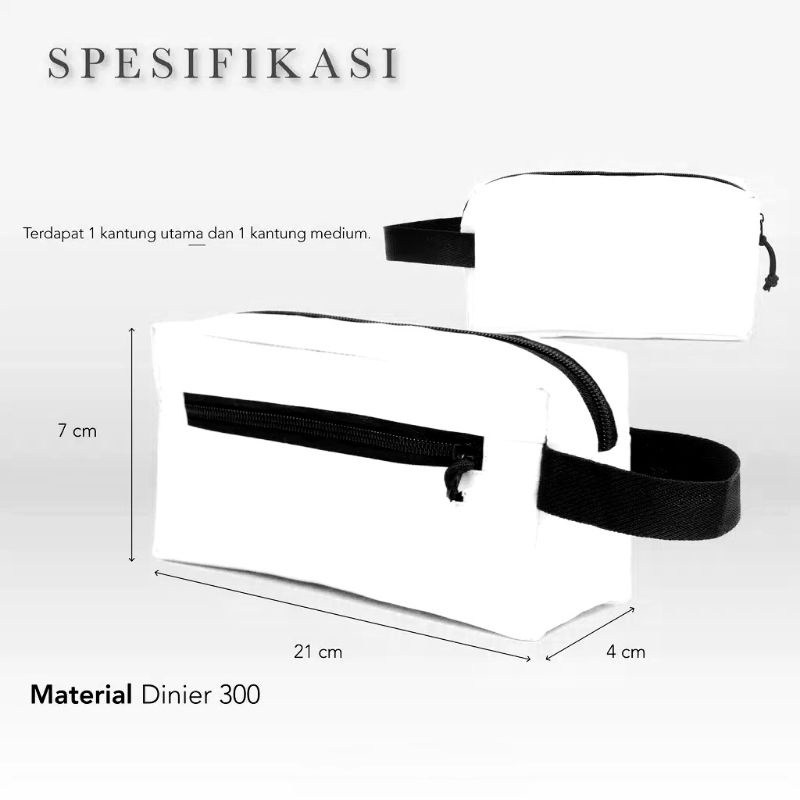 Tempat Pensil Pencil Case Pouch Multifungsi