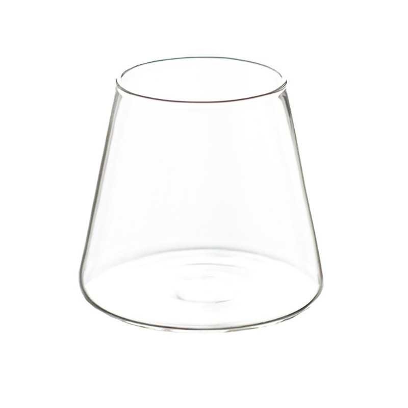 Gelas Unik Kopi Teh Borosilicate Glass 300ml KT009 Transparan-1