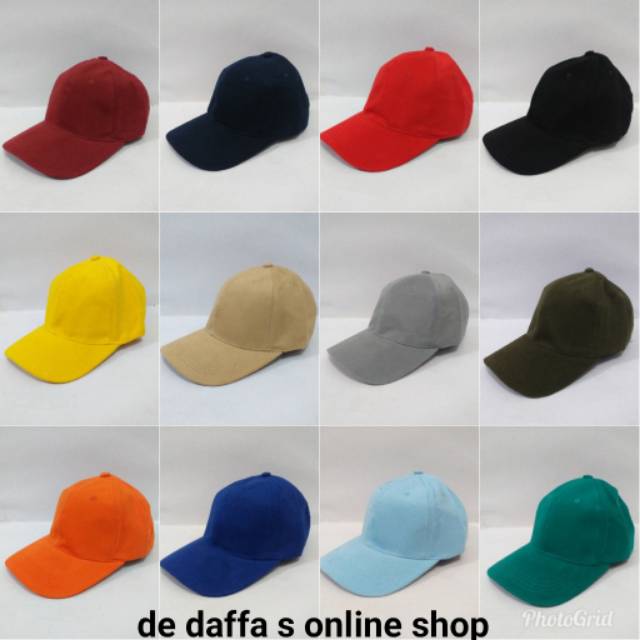 Topi baseball  dewasa warna  coklat muda krem polos pria wanita casual sport -coklat muda