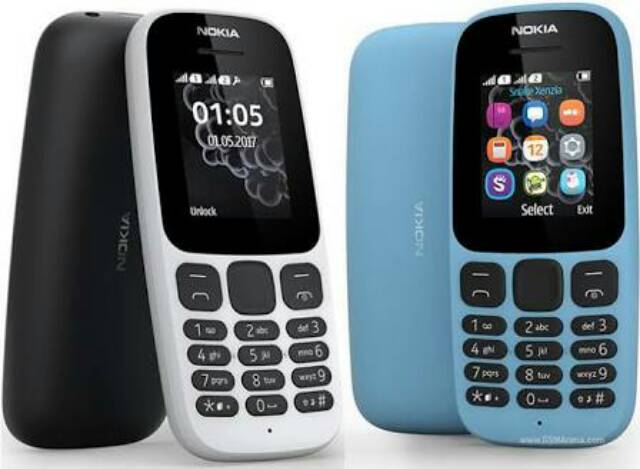 Microsoft Nokia 105 New 2017 Dual Sim