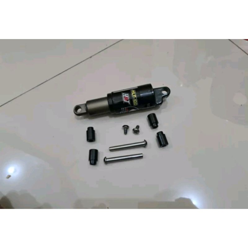 Rear shock HLT - 100 suspensi belakang rearshock 165 mm eye to eye e to e 16.5 cm