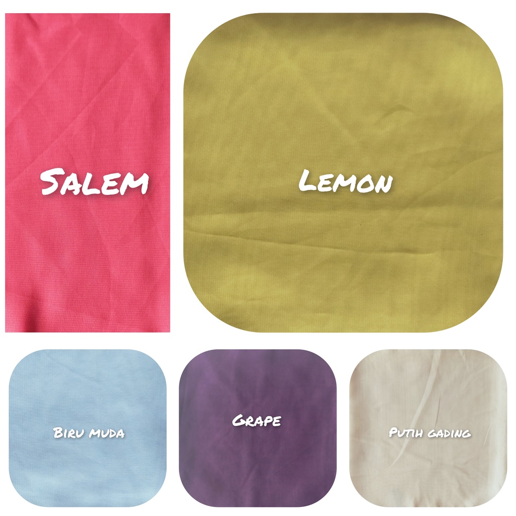 JILBAB SEGI EMPAT BELLA SQUARE JAHIT TEPI HIJAB KERUDUNG POLOS POLLYCOTTON 110 X 110 HARGA GROSIR