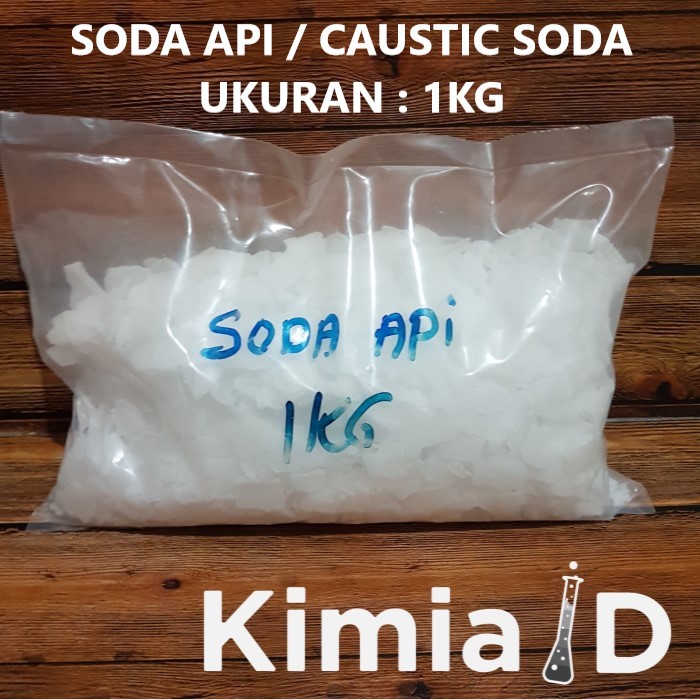 Soda Api 1Kg - Pembersih Saluran - Caustic Soda - NaOH - Anti Sumbat Obat Mampet WC Toilet Wastefel