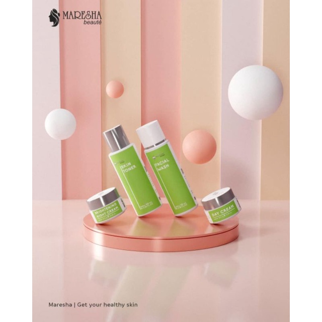 PAKET BRIGHTENING WAJAH GLOWING SET PLUS BY MARESHA SKINCARE