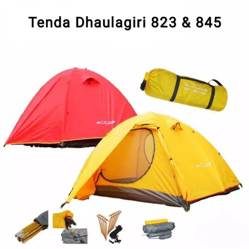 Tenda Dhaulagiri DH-845 isi 4-5 p Include Footprint