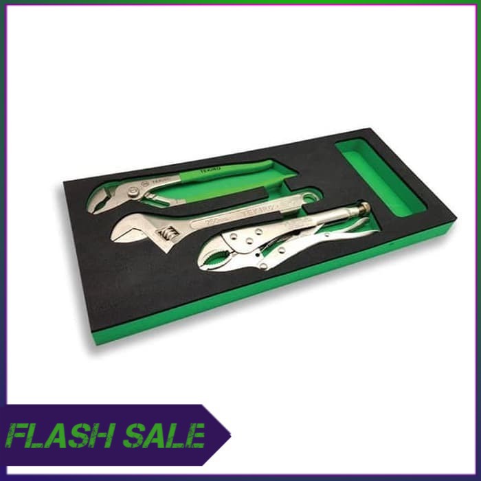 TEKIRO   KUNCI INGGRIS TANG BUAYA TANG BURUNG PER 1 SET   WRENCH SET