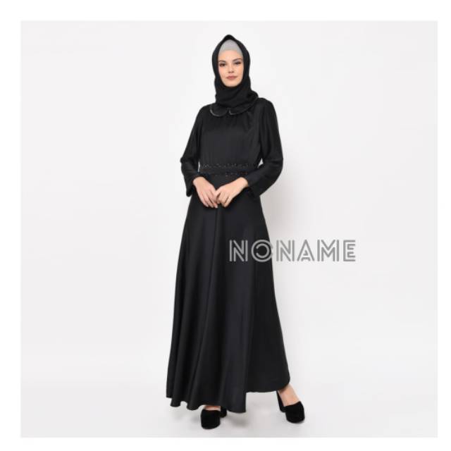 Gamis satin pesta