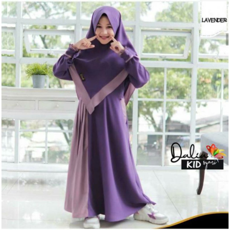 DALIA KIDS  GAMIS ANAK  FREE HIJAB/KHIMAR