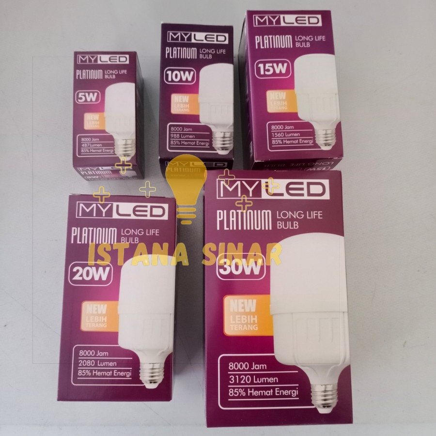 Myled 5 watt 10 watt 15 watt 20 watt 30 watt / lampu LED murah / bohlam murah