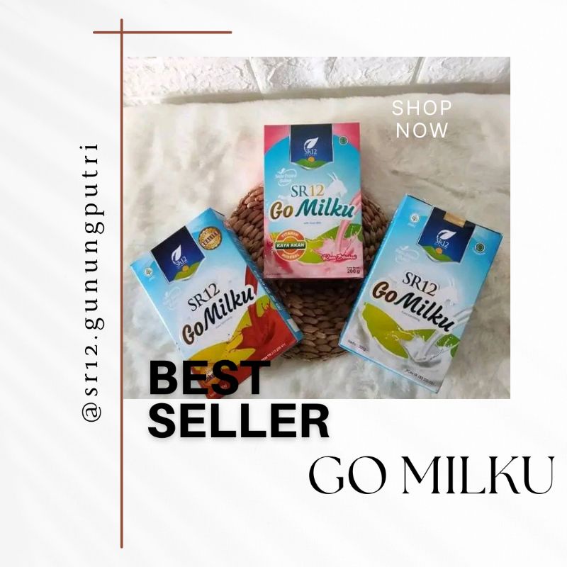 

SUSU KAMBING ETAWA/ GO MILKU SR12 / SUSU KAMBING TANPA CREAMER