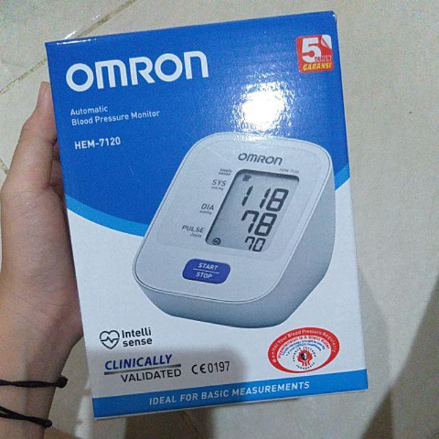 Omron Hem 7120 Tensimeter Digital Alat Tensi Pengukur Tekanan Darah Blood Pressure Otomatis