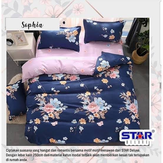 SPREI BEDCOVER KATUN STAR SHOPIA
