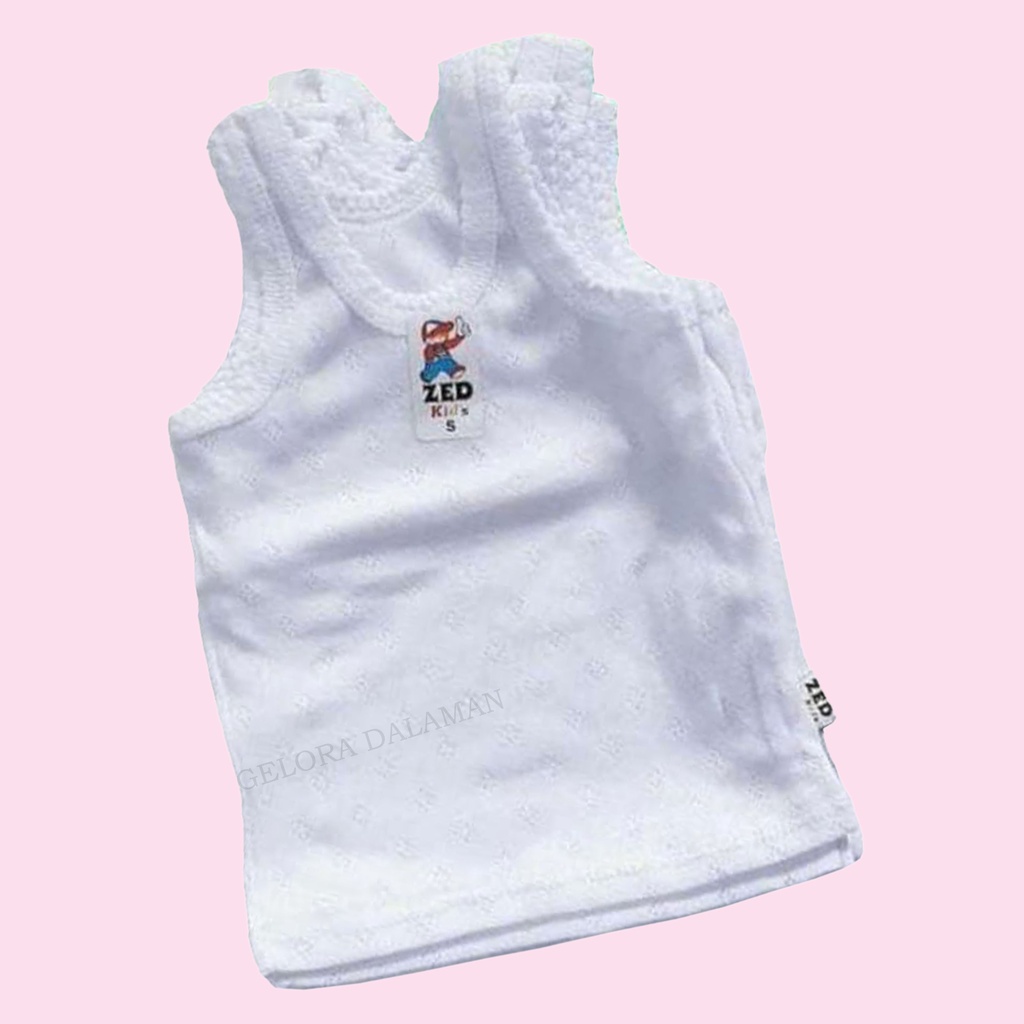 6Pc Singlet Anak Usia 0-15 Tahun Kaos Dalam Putih Anak Laki-laki Dan Perempuan