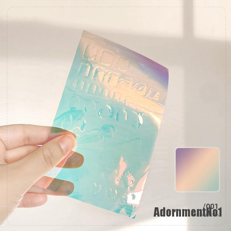 (Adornmentno1) Stiker Kuku Ultra Tipis Untuk Nail Art