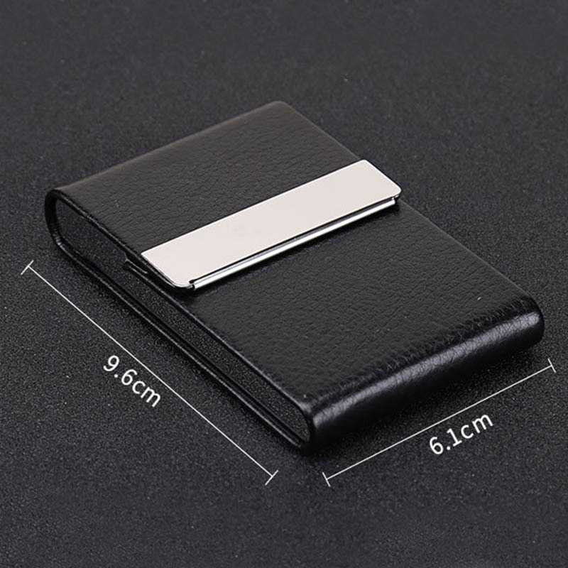 Kotak Bungkus Rokok Elegan Leather Cigarete Case / Kotak Rokok Aklrilik Unik Murah / Tempat Penyimpanan Case Rokok  Isi 20 Batang / Bungkus Roko Mild Keren / Wadah Rokok Keren Rokok Kretek / Kotak Rokok Kulit Stainless Steel Polos Elegan Anti Air Original