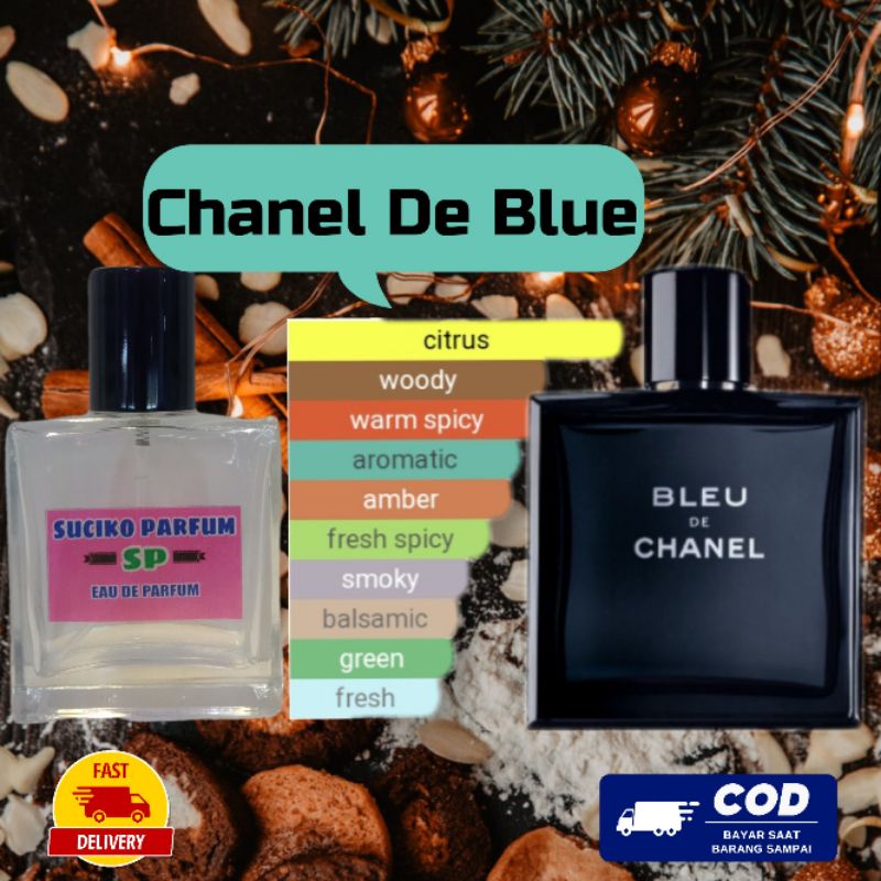 PARFUM CHANEL DE BLUE/UNISEX / 25ML - 100ML / PARFUME PREMIUM / PARFUM BERKUALITAS / PARFUME TERMURA