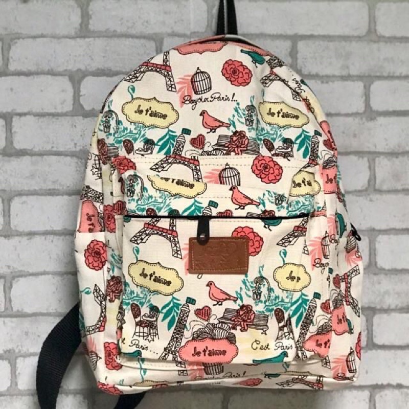Tas Ransel Kanvas Mini