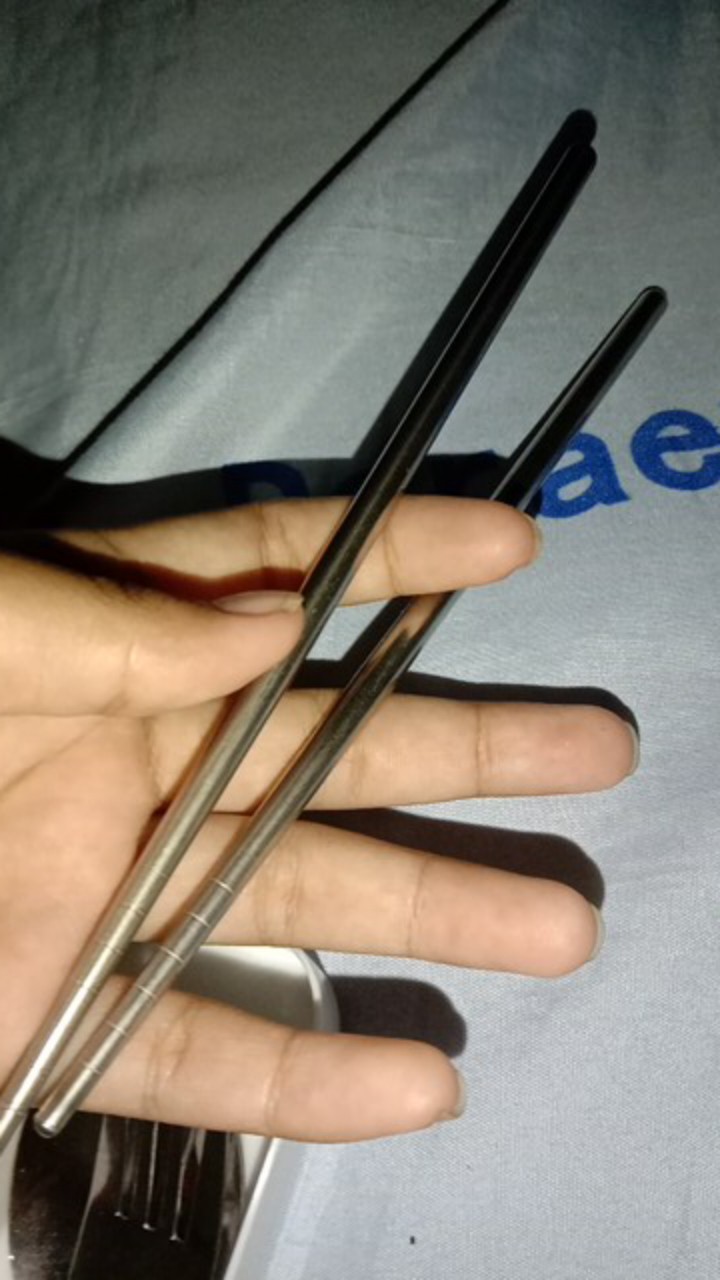 [120 Gram] Sendok Set Stainless Steel Tebel - Sendok Garpu Sumpit Alat Makan Set Premium Cod