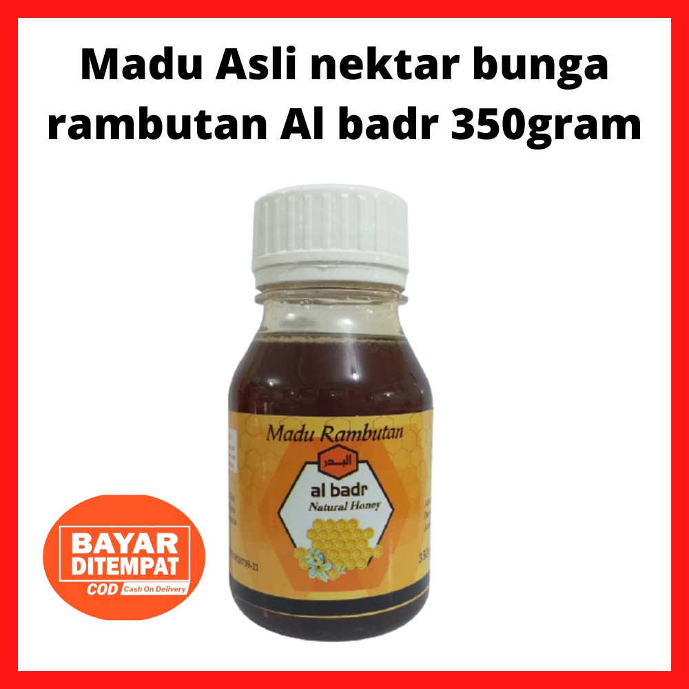

Madu Bunga Rambutan Al Badr 350gr untuk menjaga daya tahan tubuh.
