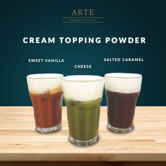 

Krim- Topping Cream Cheese Tea By Arte Premium Powder - Cheese -Krim.