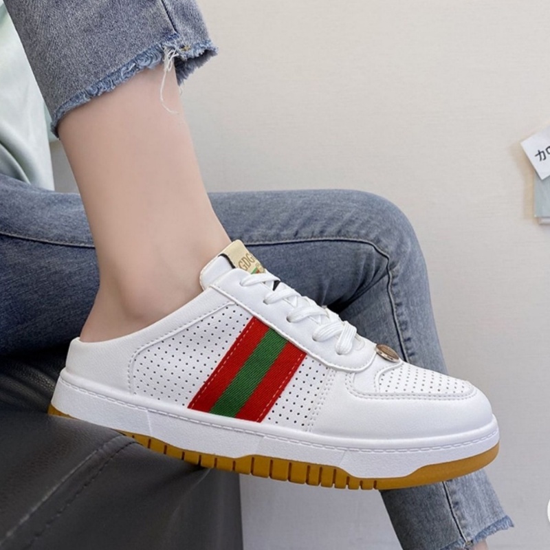 RYX - Easu Stripes Sepatu Sneakers Wanita Fashon Casual / Jalan Jalan (NO BOX) - Ori Import