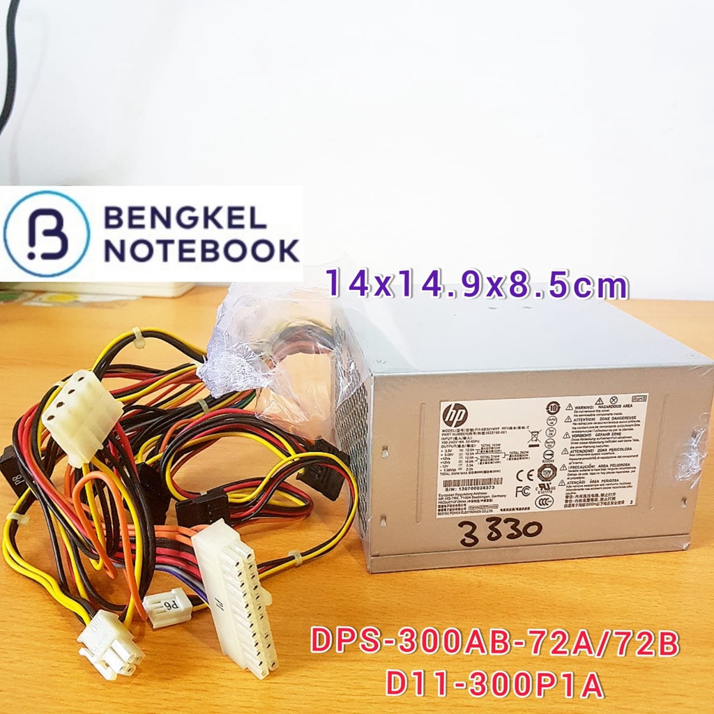 Power Supply PSU PC HP 3330 FH-XD301MYF D11-300P1A DPS-300AB-72 B D11-300P1A FH-XD301MYF-1 PCB230