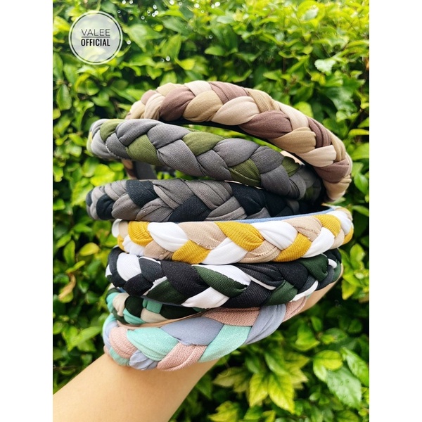 BANDO KEPANG NAGITA BANDO SIMPUL KOREA BANDO KEPANG POLOS BRAIDED HEADBAND