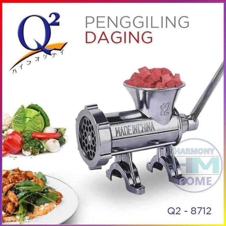 Gilingan Daging No 12 / Gilingan Serbaguna / Meat Grinder Stainless-Q2