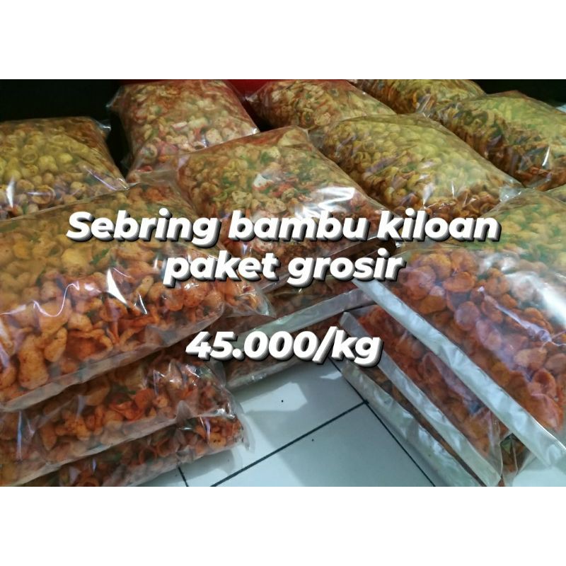 

sebring bambu paket grosir (10kg) mix varian