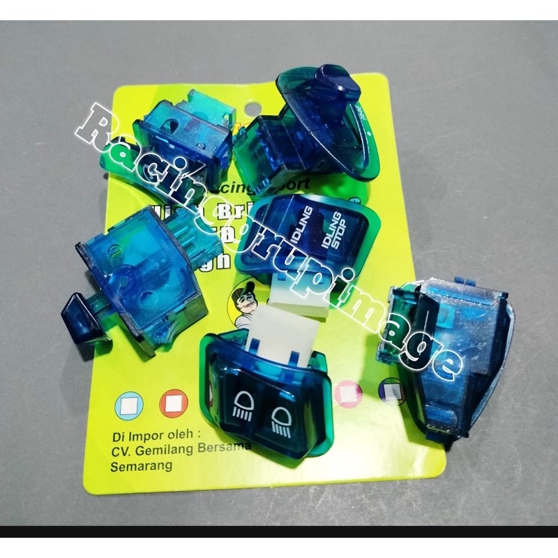 Saklar set transparan honda Beat Fi Beat ESP New Vario 150 new