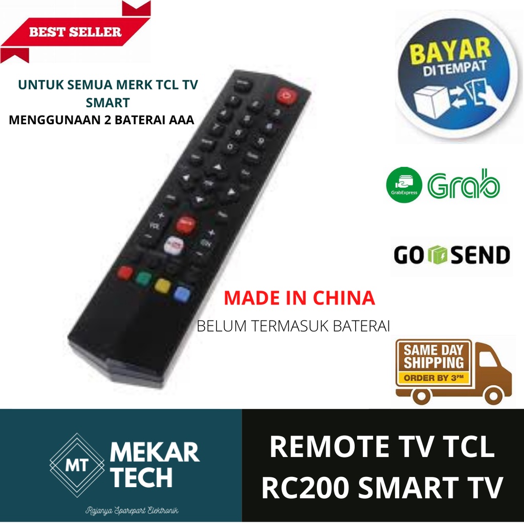 REMOTE TV TCL SMART TV RC 200 REMOTE TV TCL