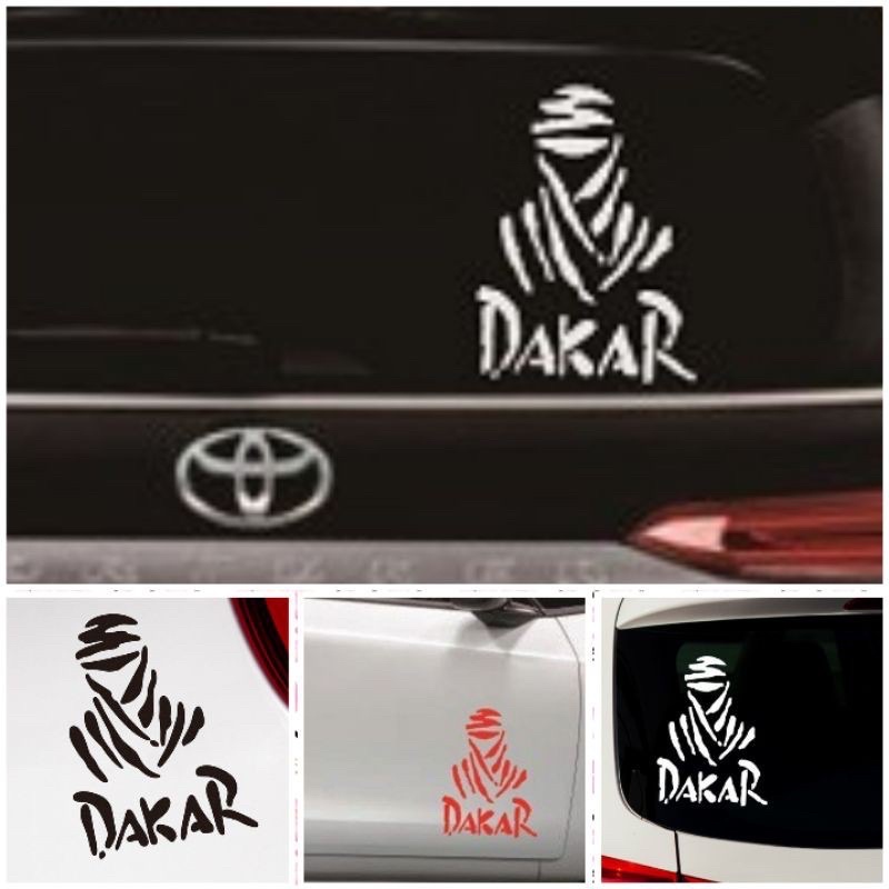 STICKER DAKAR STICKER MOBIL MOTOR CUTTING