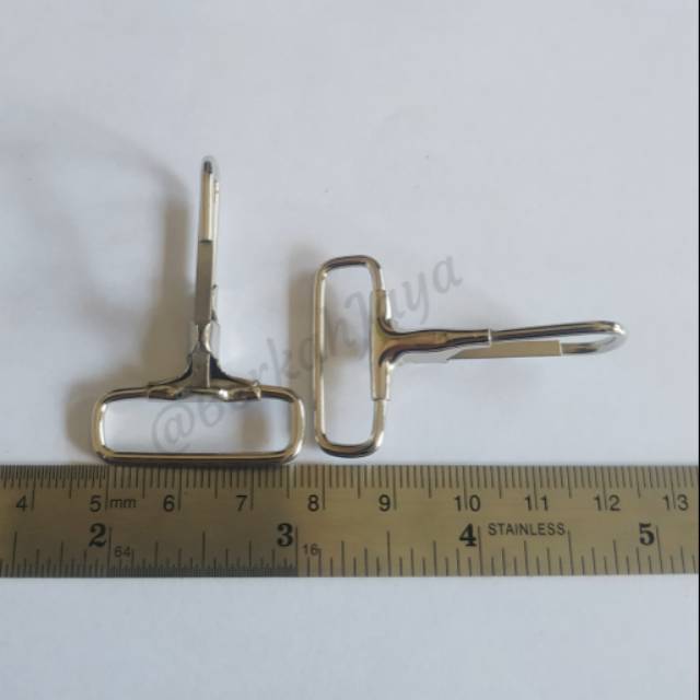 Kait Kawat Tas Ukuran 2.5 Cm Silver KAIT25STS