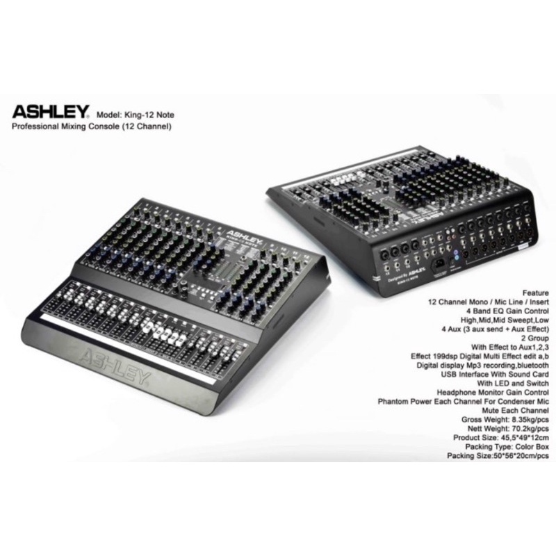 Mixer Ashley King note 12 original