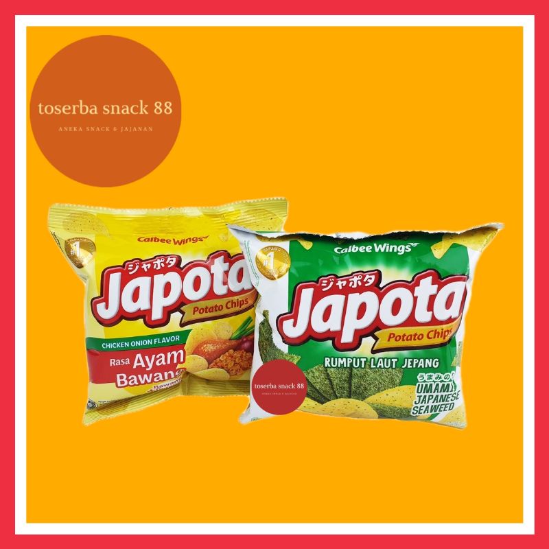 

JAPOTA POTATO CHIPS/Calbee Wings Snack (14 gram)