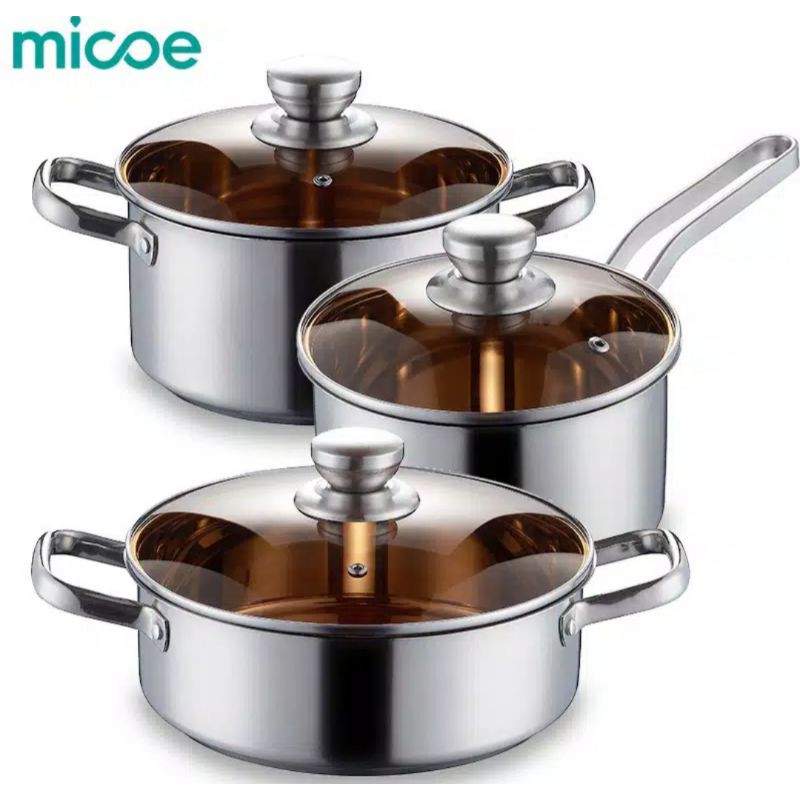 Set Panci stainless tebal