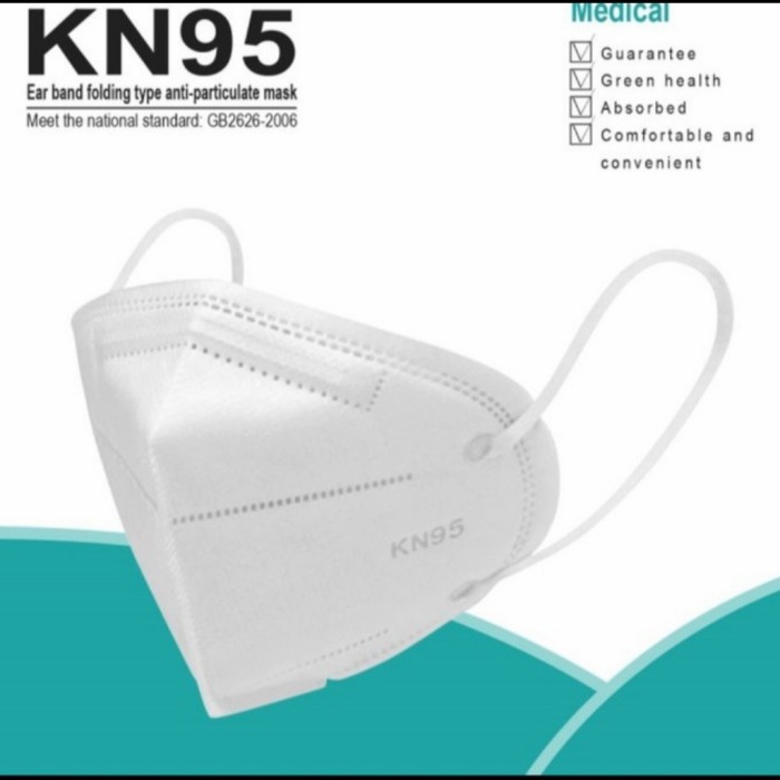 masker 20pcs KN95 KN-95 N95 Mask medis 5 ply Original