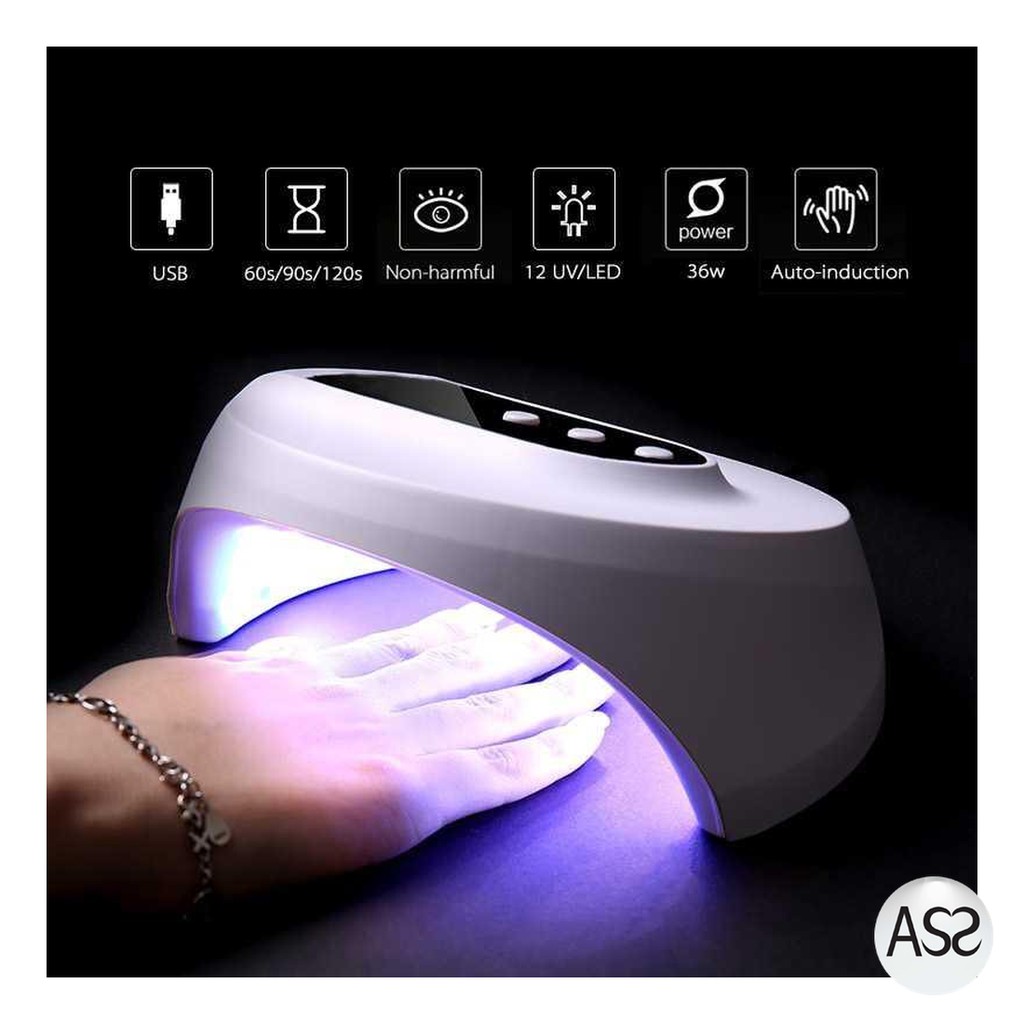 ASS Shop - Pengering Kutek Kuku Smart Portable UV LED Nail Dryer 36W - Z10