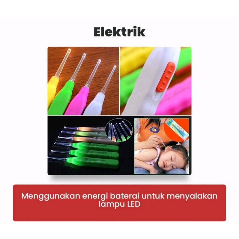 Korek Kuping Lampu LED