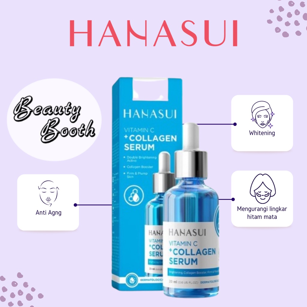 [BPOM] HANASUI Serum Vitamin C+ COLLAGEN 20ml ORIGINAL