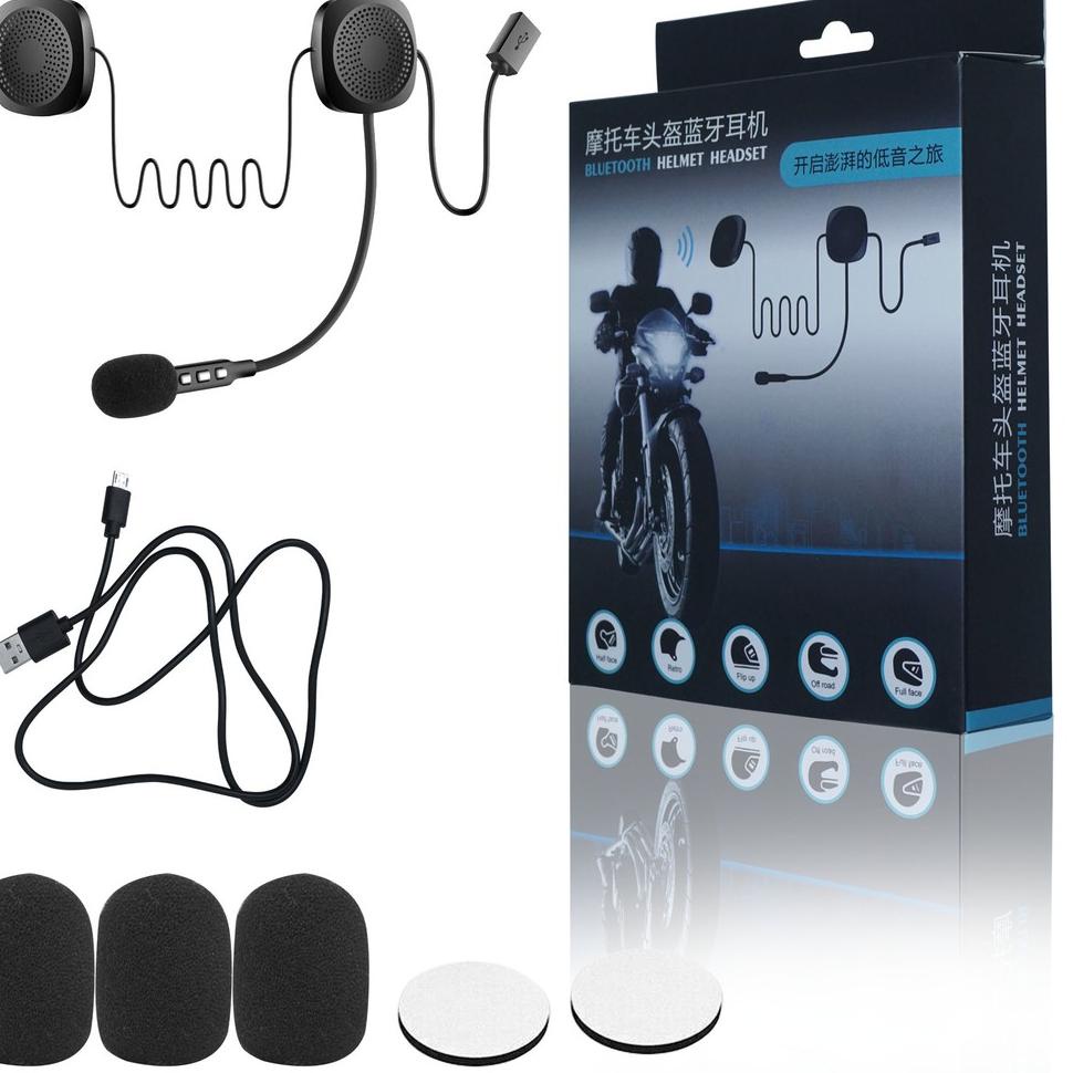 Headset Helm Bluetooth / HeadPhone Helm Bluetooth / Headset Helmet / Headphone Helmet with phone Mus