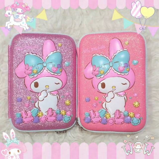 

(MELODYMART) Kotak pensil Smiggle Glitter Motif Melody