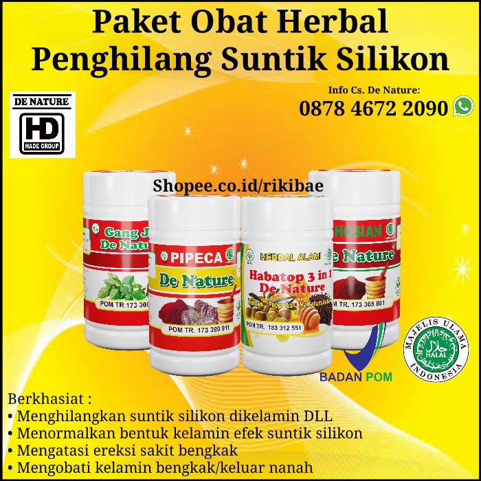 oBAT mURAH pENGHILANG sUNTIK sILIKON-uRANG aRING-mINYAK kEMIRI dIKELAMIN