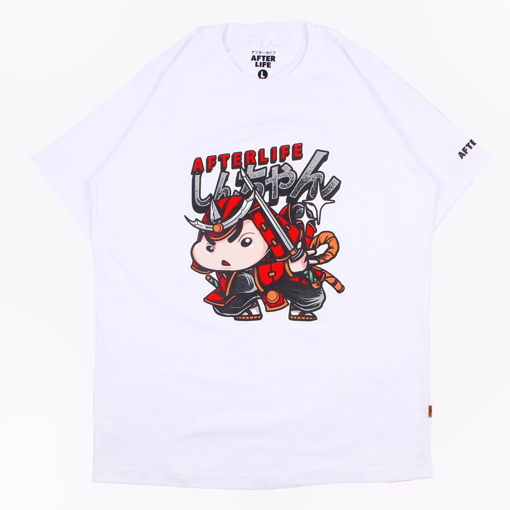 AFTERLIFE - Tshirt Shin Chan Samurai White | 21048B