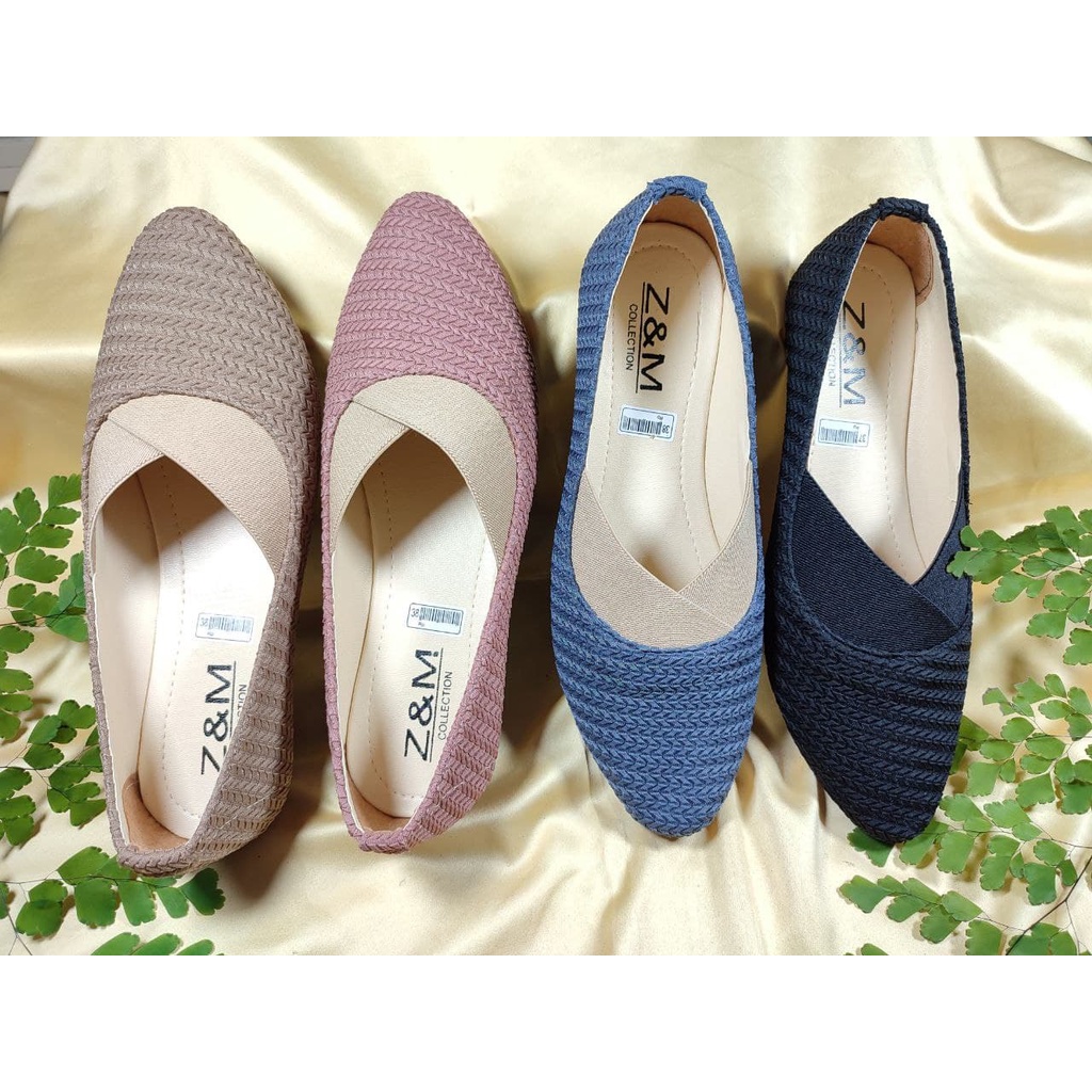 MID 06 SEPATU BALET ZAINA SOL KARET ANTI SLIP / SANDAL WANITA / SANDAL BALET WANITA / SEPATU BALET W