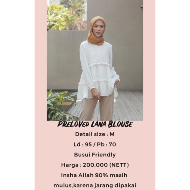 Preloved Lana Blouse by Wearing Klamby